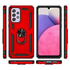 Samsung Galaxy A33 5G Kılıf Vega Tank Sert Yüzüklü Standlı Zırh Koruma Kapak