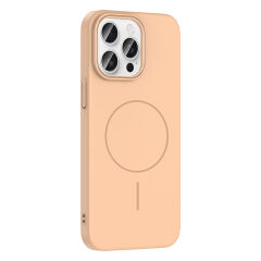 iPhone 14 Pro Max Kılıf Kablosuz Şarj Özellikli Ruby Silikon Kapak