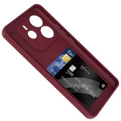 Xiaomi Redmi Note 14 4G Kılıf Kamera Korumalı Kartlık Hazneli Vitra Kapak