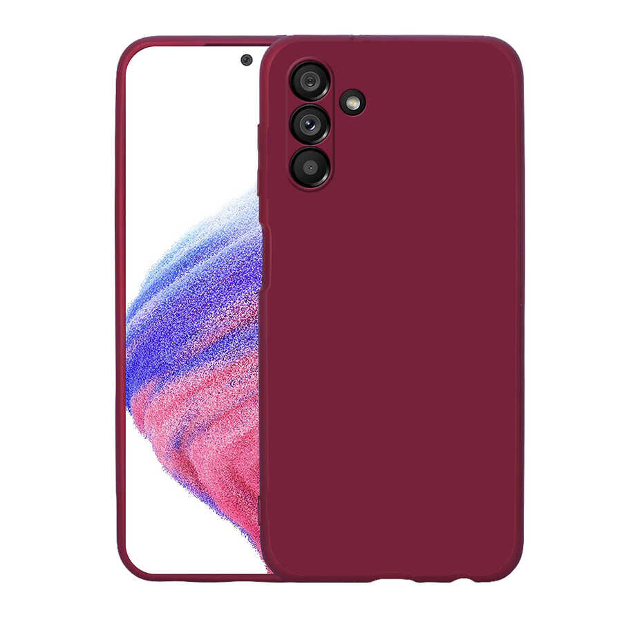 Samsung Galaxy A04S Mara Lansman Kapak kılıf Koyu Mor