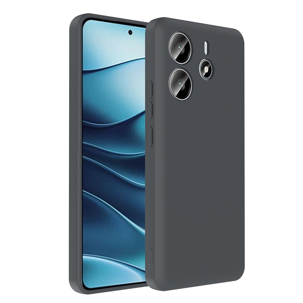 Xiaomi Redmi Note 14 4G Kılıf Kamera Korumalı Kartlık Hazneli Vitra Kapak Gri