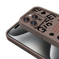 iPhone 15 Pro Max Kılıf Kamera Korumalı Baskılı Arka Yüzey Klas Kapak