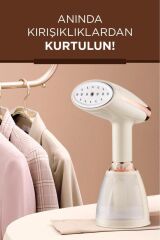 KY-003 Beyaz Buharlı Kırışık Giderici 1500w Taşınabilir Seyahat boy dikey ütü