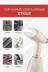 KY-003 Beyaz Buharlı Kırışık Giderici 1500w Taşınabilir Seyahat boy dikey ütü