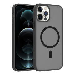 iPhone 11 Pro Max Kılıf Mat Magsafe Şarj Özellikli Hassas Butonlu Renkli Yumuşak Kenarlı Premium Babet Kapak