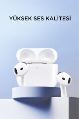 Bluetooth Kulaklık Kulak İçi Anc Kablosuz Kulaklık GO2 Beyaz