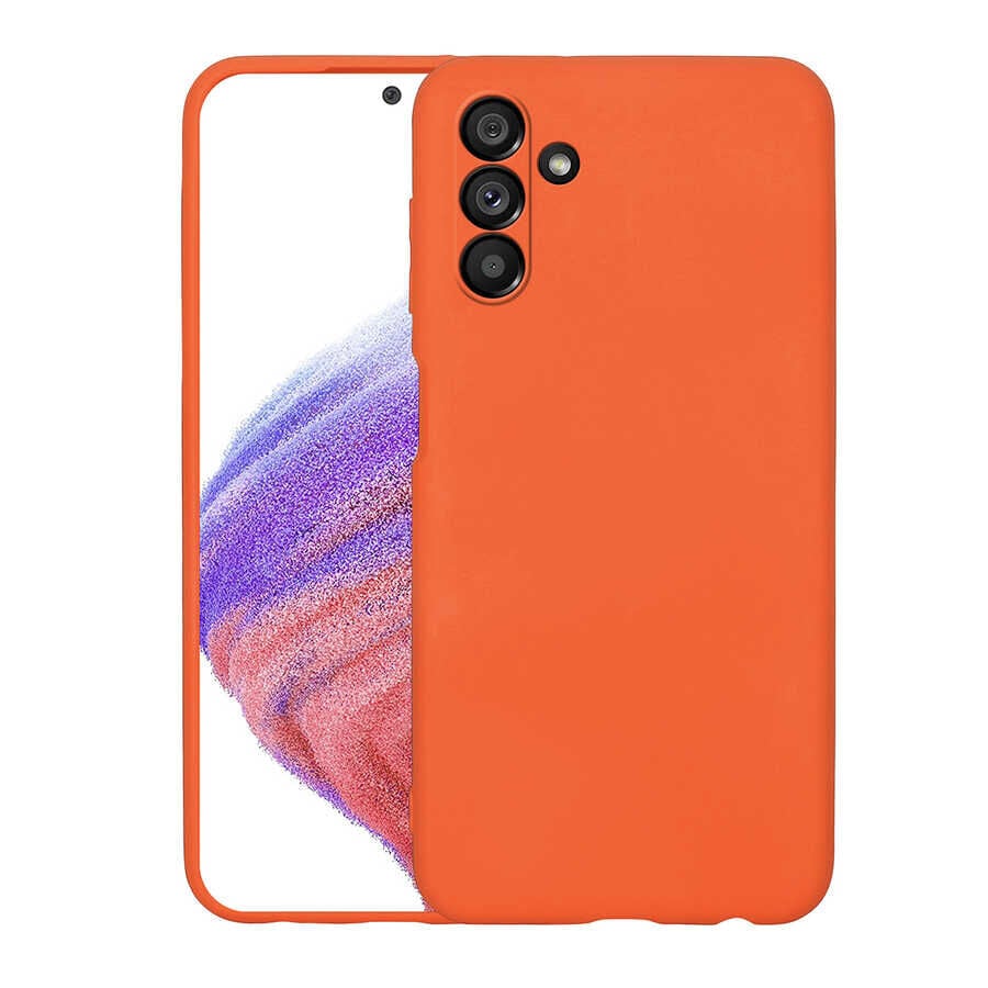 Samsung Galaxy A04S Mara Lansman Kapak kılıf Turuncu