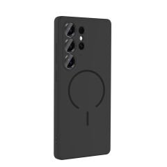 Samsung Galaxy S26 Ultra Kılıf Meta Lansman Magsafe Kamera Korumalı içi Kadife Yumuşak Renkli Süet Silikon