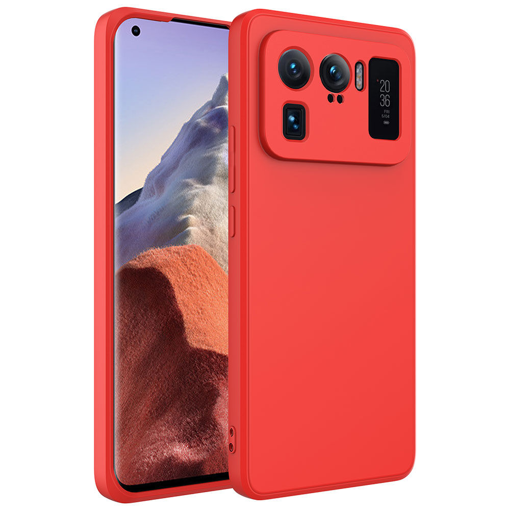 Xiaomi Mi 11 Ultra Kamera Korumali Mara Lansman Kapak Kırmızı