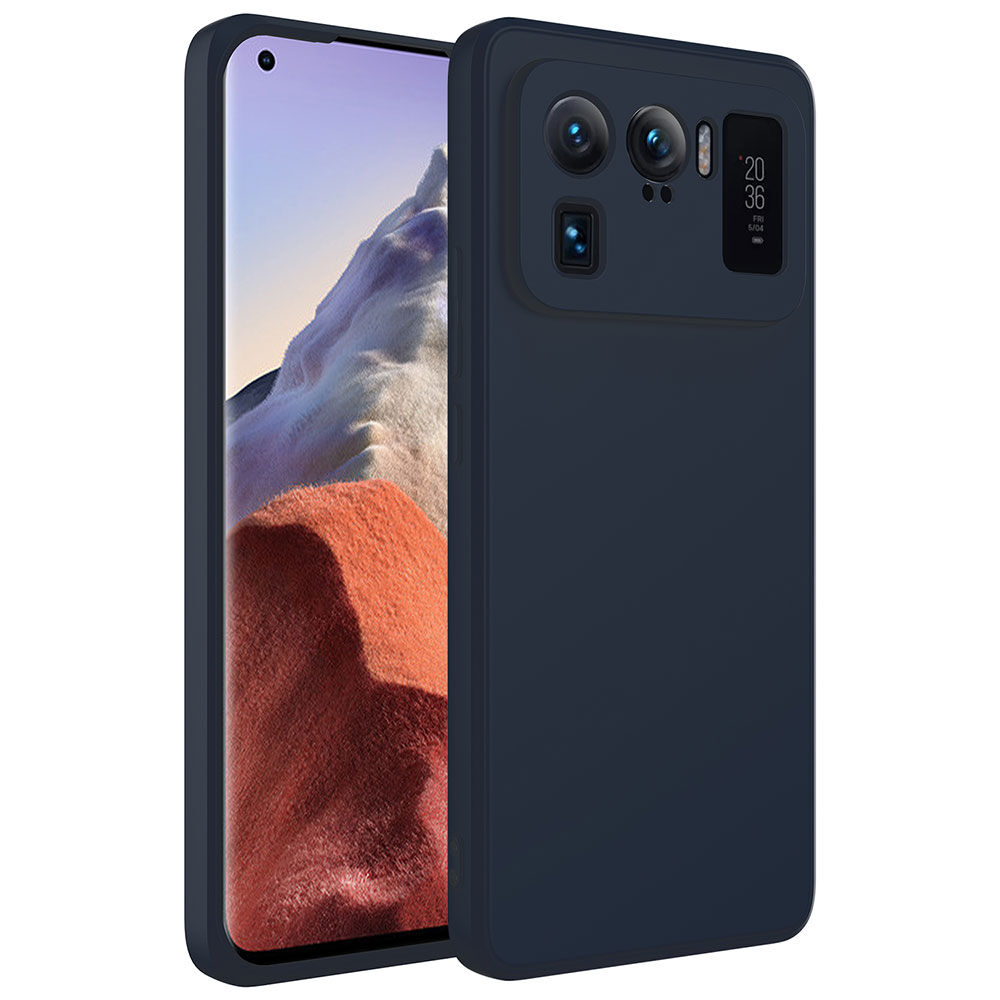 Xiaomi Mi 11 Ultra Kamera Korumali Mara Lansman Kapak Lacivert