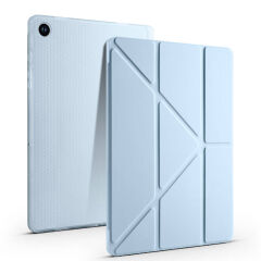 Samsung Galaxy Tab A9 Kılıf Tri Folding Kalem Bölmeli Standlı Kılıf