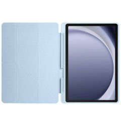 Samsung Galaxy Tab A9 Kılıf Tri Folding Kalem Bölmeli Standlı Kılıf Kırmızı