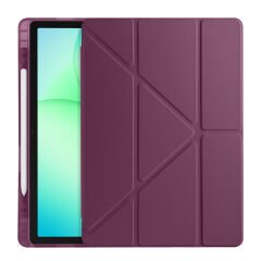 Samsung Galaxy Tab A9 Kılıf Tri Folding Kalem Bölmeli Standlı Kılıf