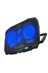 CF-03 Siyah Ayarlanabilir Led İşikli Dizüstü Bilgisayar Soğutma Fanı