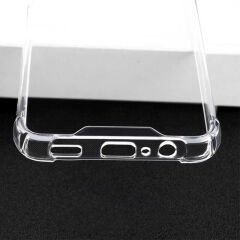 Samsung Galaxy A04S Kılıf Nitro Anti Shock Darbe Emici Köşe Korumalı Şeffaf Silikon Kapak