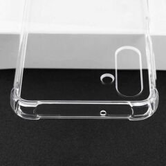 Samsung Galaxy A04S Kılıf Nitro Anti Shock Darbe Emici Köşe Korumalı Şeffaf Silikon Kapak