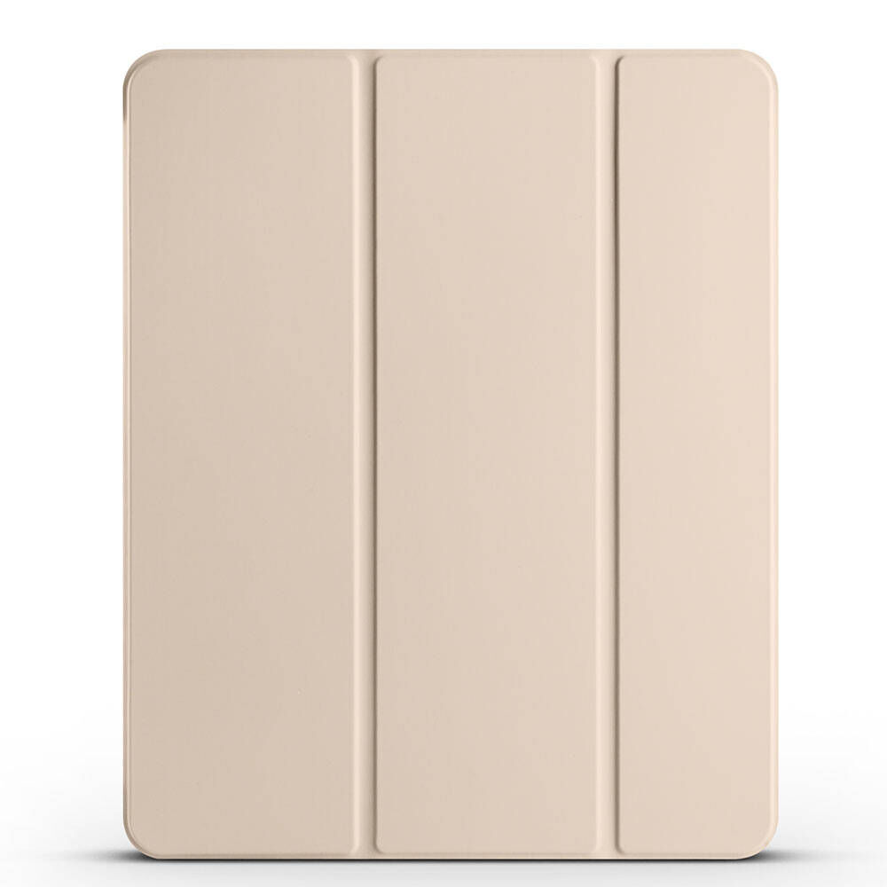 iPad Pro 11 2020 (2.Nesil) Smart Cover Kalem Bölmeli Standlı 1-1 Kılıf Gold
