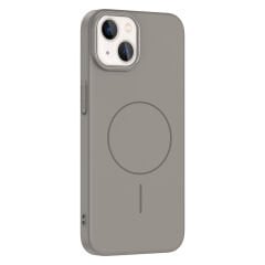 iPhone 13 Kılıf Kablosuz Şarj Özellikli Ruby Silikon Kapak