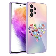Samsung Galaxy A33 5G Kılıf Kamera Korumalı Desenli Sert Silikon Epoksi Kapak