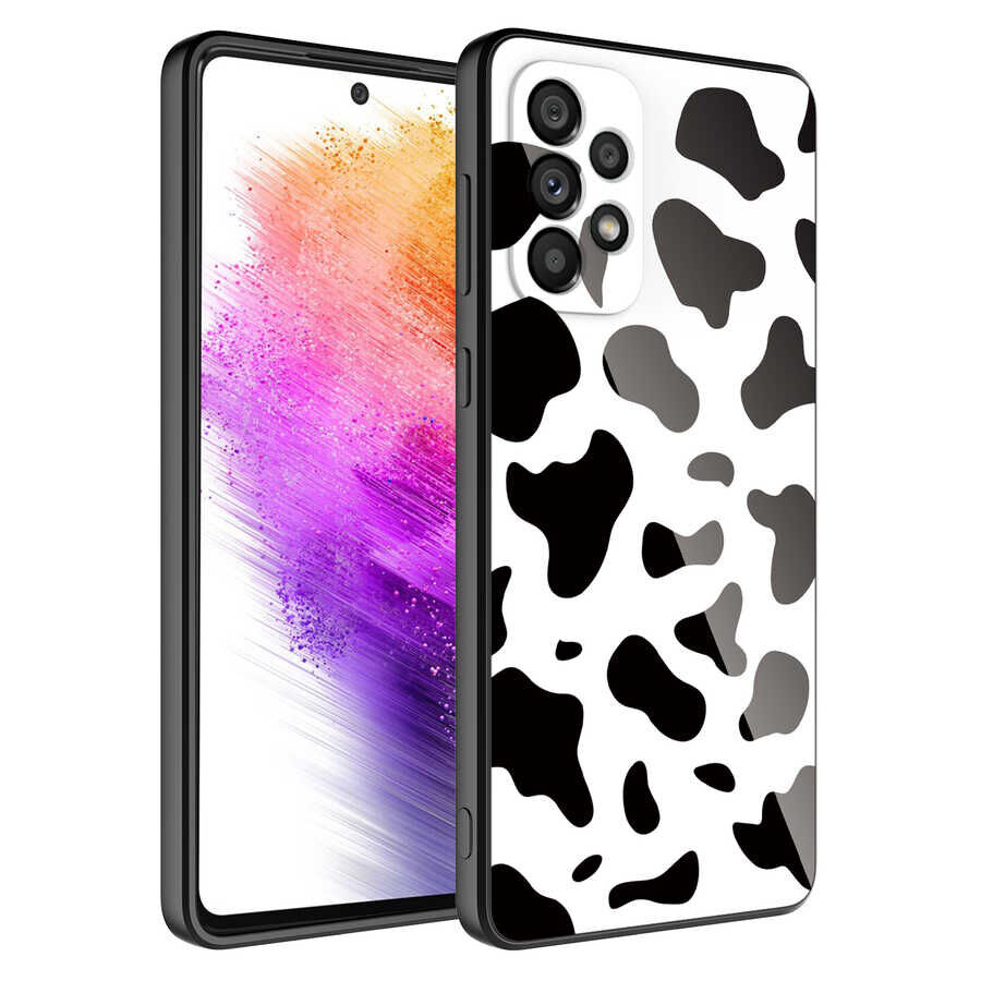 Samsung Galaxy A33 5G Kılıf Kamera Korumalı Desenli Sert Silikon Epoksi Kapak NO7