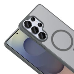Samsung Galaxy S26 Ultra Kılıf Mat Magsafe Şarj Özellikli Hassas Butonlu Renkli Yumuşak Kenarlı Premium Babet Kapak