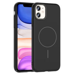 iPhone 11 Kılıf Kablosuz Şarj Özellikli Ruby Silikon Kapak