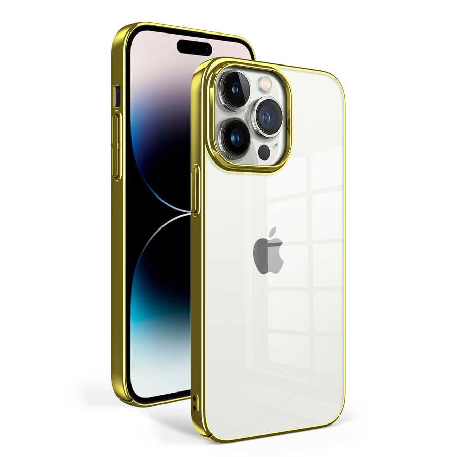 iPhone 14 Pro Kılıf Sun Kapak Gold