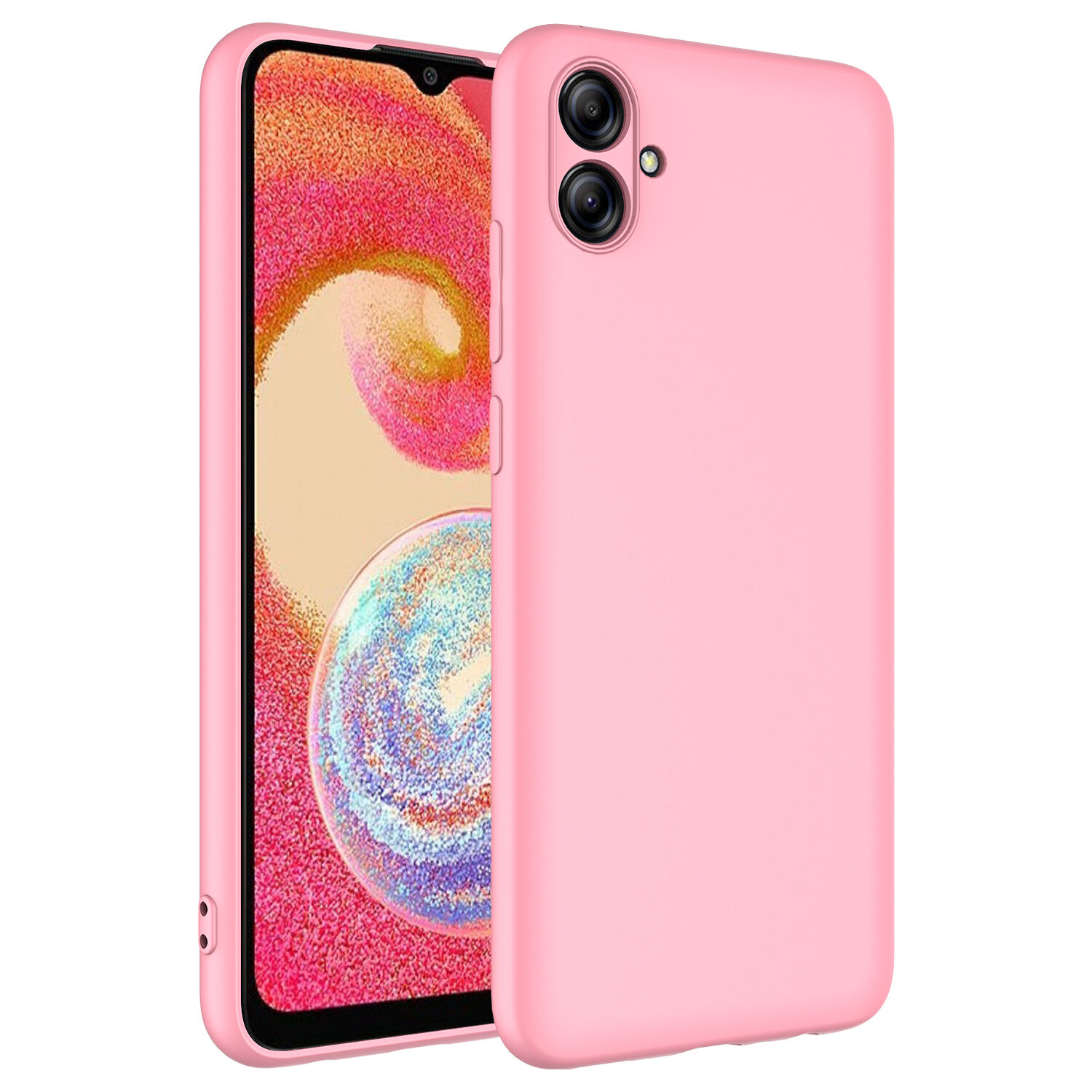 Samsung Galaxy A04E Kılıf Mara Lansman Kapak Pembe