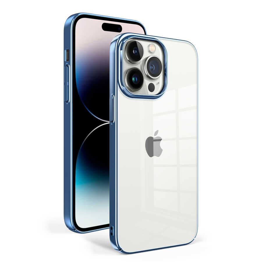 iPhone 14 Pro Kılıf Sun Kapak Mavi Açık