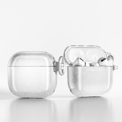 Airpods 4 Allstar Airbag 32 Parlayan Simli Saydam Renkli Kılıf Mor