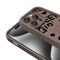 iPhone 14 Pro Kılıf Kamera Korumalı Baskılı Arka Yüzey Klas Kapak