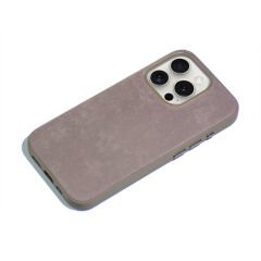 iPhone 15 Pro Kılıf  Mikro Fiber Mimoza Kapak Kılıf