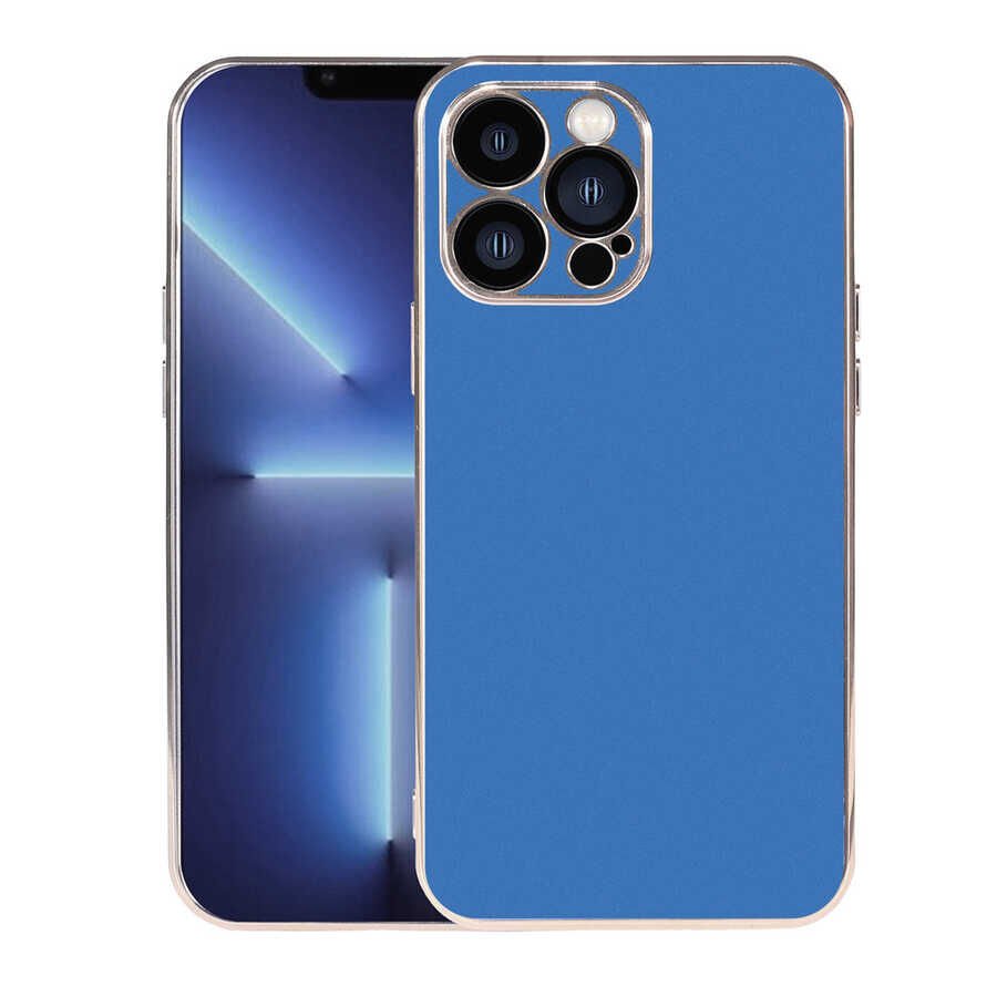 iPhone 13 Pro Kılıf Viyana Kapak Saks Mavi
