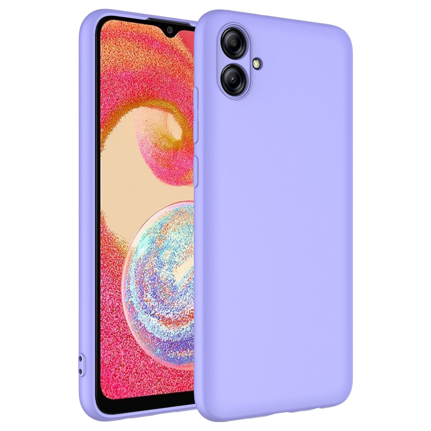 Samsung Galaxy A04E Kılıf Mara Lansman Kapak Lila