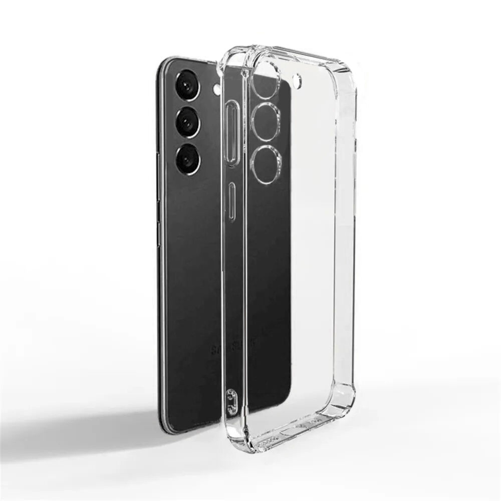 Samsung Galaxy S23 Kılıf 2mm Anti Shock Silikon Renksiz