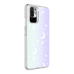 Xiaomi Poco M5S Kılıf M-Blue Desenli Kapak