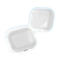 Apple Airpods 4 Kılıf Şeffaf Kristal Silikon Airbag 14 Kılıf Şeffaf
