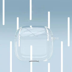 Apple Airpods 4 Kılıf Şeffaf Kristal Silikon Airbag 14 Kılıf Şeffaf