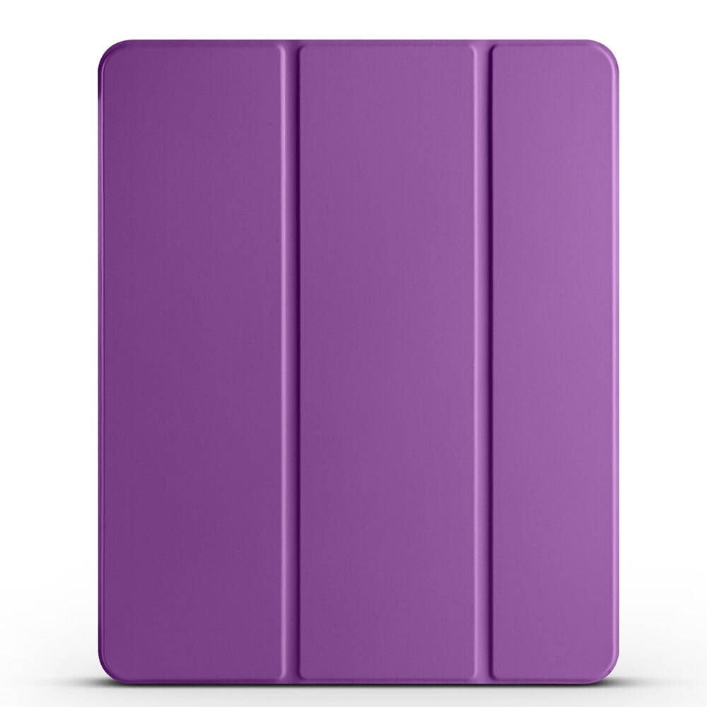 iPad Pro 11 2022 M2 Smart Cover Kalem Bölmeli Standlı 1-1 Kılıf Mor