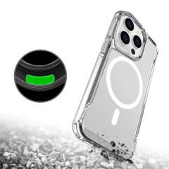 iPhone 15 Pro Kılıf Magsafe Şarj Özellikli T-Max Magsafe Kapak Kılıf