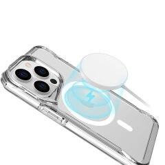 iPhone 15 Pro Kılıf Magsafe Şarj Özellikli T-Max Magsafe Kapak Kılıf