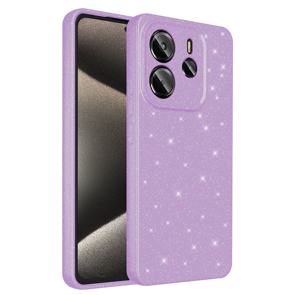 Xiaomi Redmi Note 14 Kılıf Kamera Korumalı Simli Lüks Koton Kapak