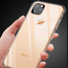 iPhone 11 Pro Kılıf Kılıf Nitro Anti Shock Darbe Emici Köşe Korumalı Şeffaf Silikon Kapak