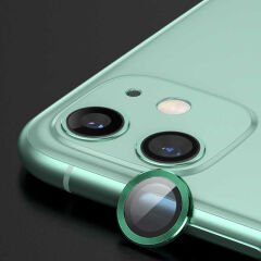 iPhone 12 CL-02 Kamera Lens Koruyucu Yeşil