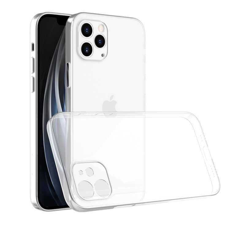 iPhone 12 Pro Max Kılıf Blok Kapak Renksiz
