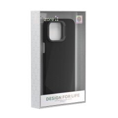 iPhone 15 Pro Kılıf Magsafe Şarj Özellikli 600D Kevlar Krek Karbon Standlı Kapak