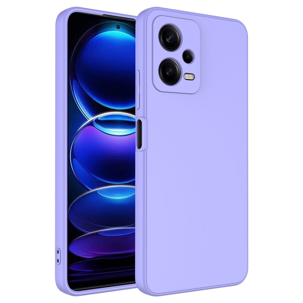 Xiaomi Redmi Note 12 Pro 5G Kamera Korumali Mara Lansman Kapak kılıf Lila