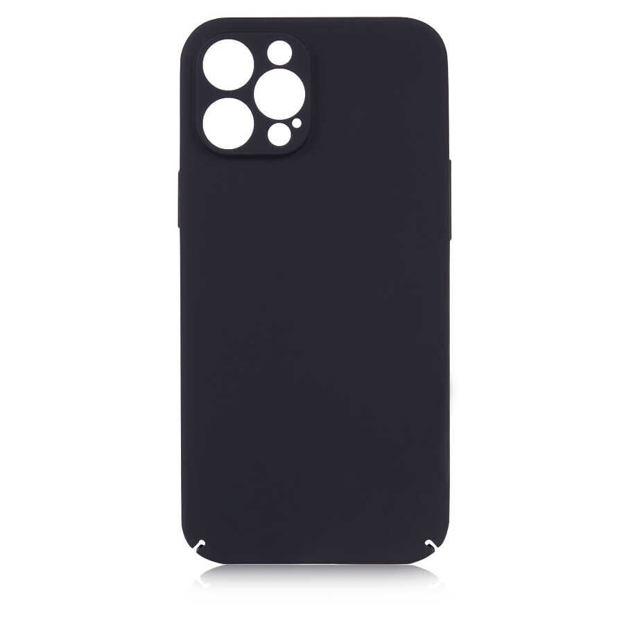 iPhone 12 Pro Max Kılıf Kapp Kapak Siyah