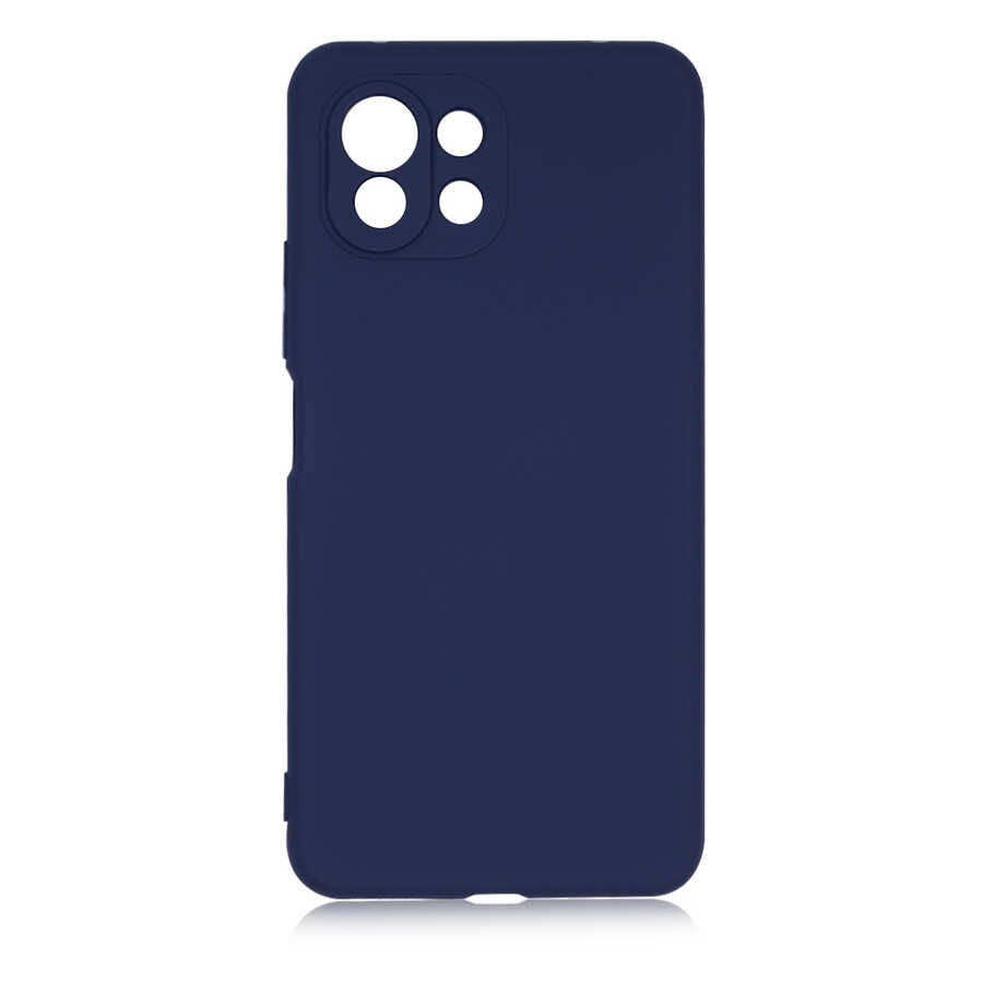 Xiaomi Mi 11 Lite Kılıf Kamera Korumali Mara Lansman Kapak Lacivert