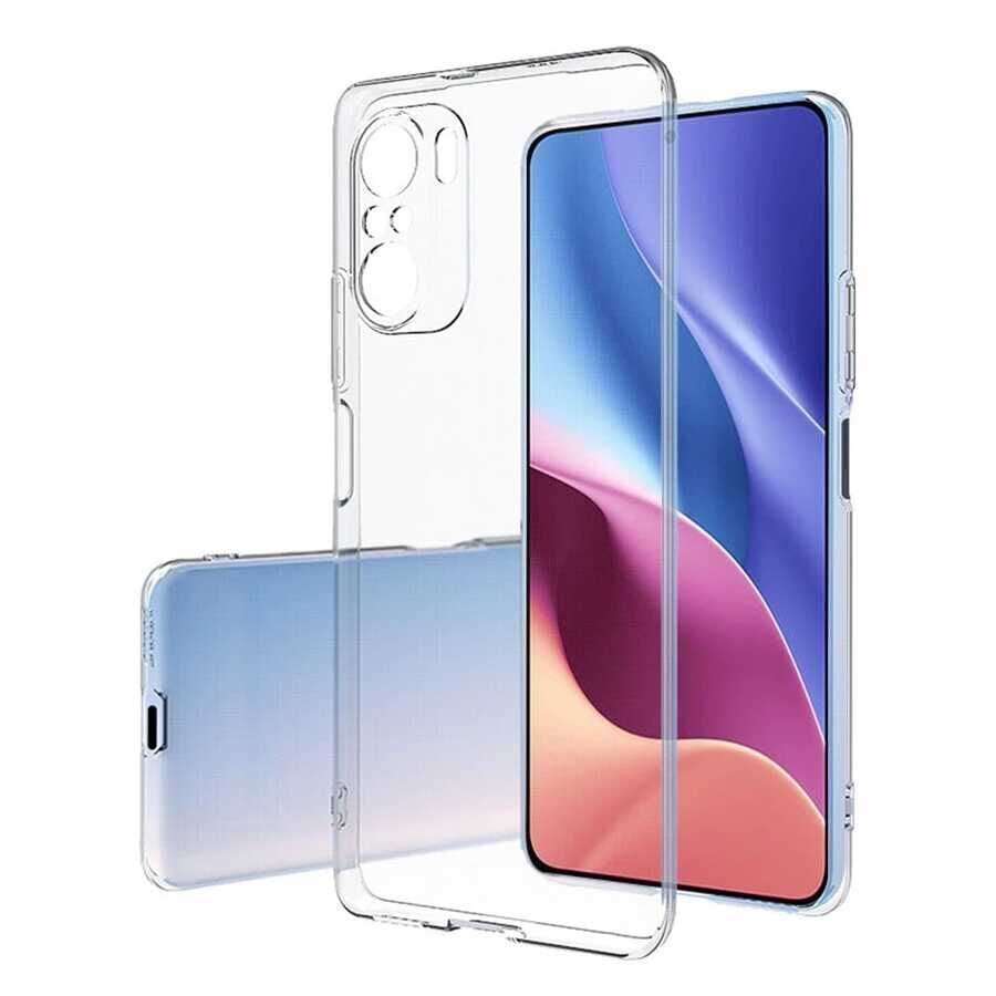 Xiaomi Poco M5S Kılıf Süper Silikon Kapak Renksiz